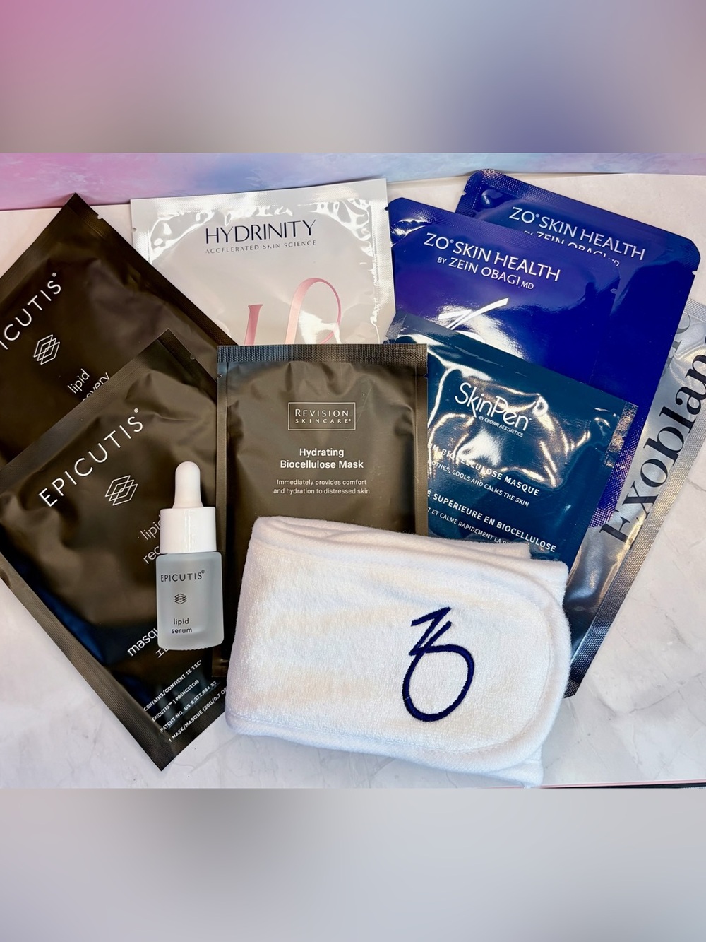 8-Piece Luxury Sheet Masque Set + Bonuses Epicutis Hydrinity Revision ZO Skin